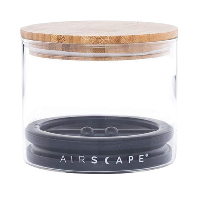 Airscape Δοχείο Αποθήκευσης Clear Glass Καπάκι Bamboo 250gr