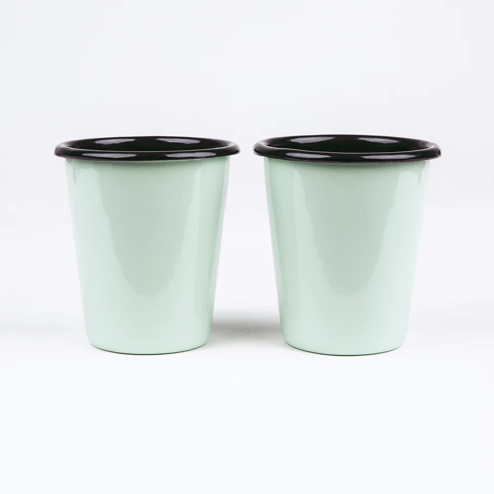 Ποτήρι Εμαγιέ 400ml Πράσινο